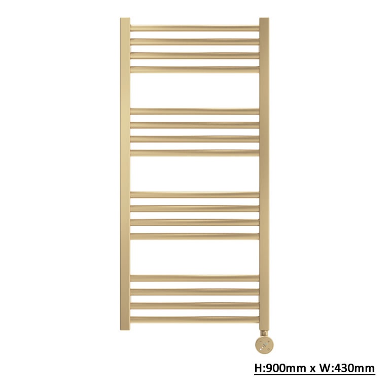 Crosswater MPRO Brass Electric Towel Warmer Sanctuary Bathrooms